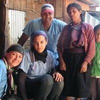 with Dr Stiles ( bottom left) in Guatemala