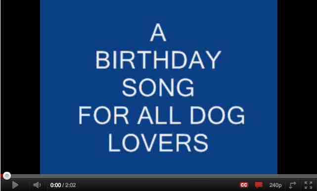 happy birthday songs for dogs