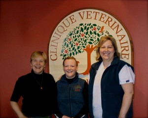 The Veterinarians of TVC/Vétérinaires de la CVT: Dr Amanda Glew Dr Katy Mold Dr Isabelle Côté