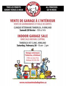 Rosie's garage sale poster 2015 website